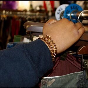 Gold Cuban Link Bracelet 18k